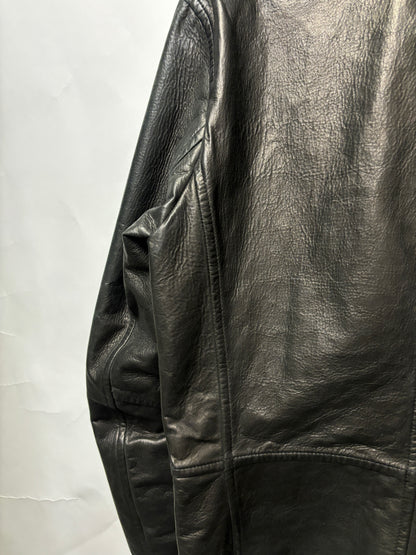 Joseph Black Leather Jacket 40
