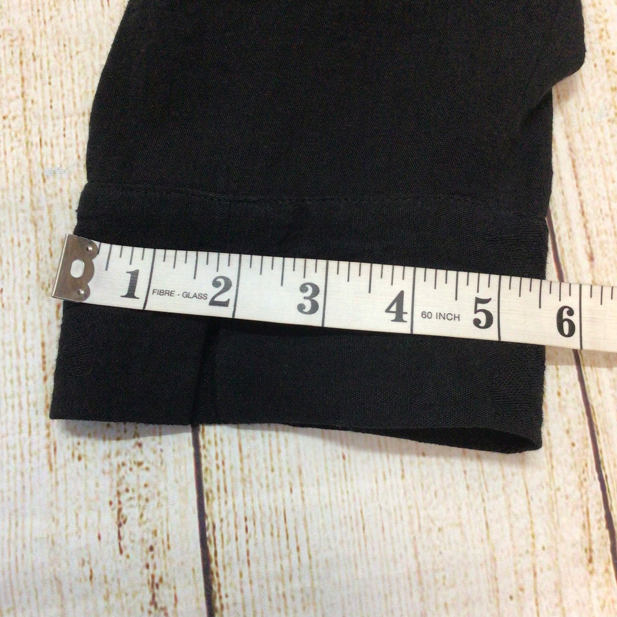 Shirin Guild Black 100% Linen Button Up Shirt Jacket Size L