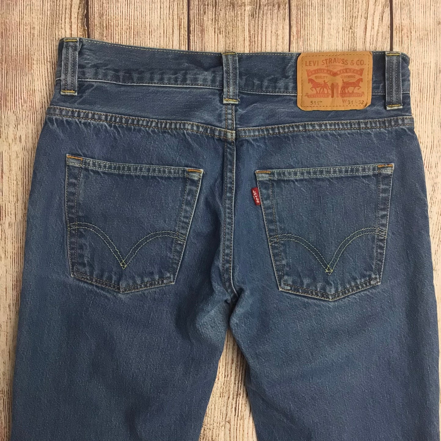 Levi's 511 Blue Jeans 100% Cotton Size W31 L32