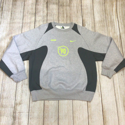 Palace x Nike Total P90 Grey Marl Sweatshirt Jumper Size L