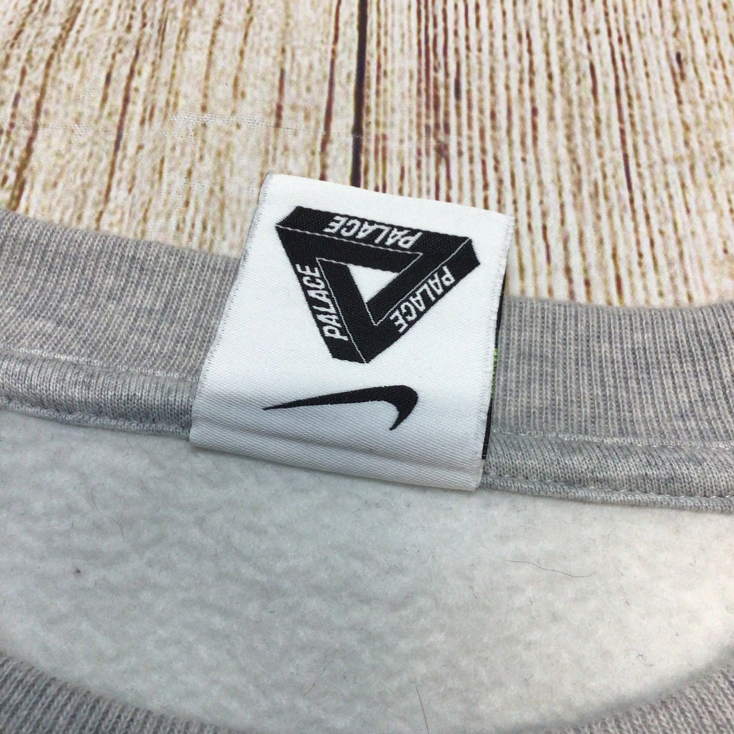 Palace x Nike Total P90 Grey Marl Sweatshirt Jumper Size L