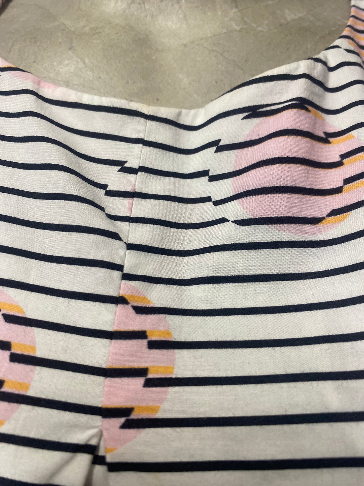 Kenzo Multicoloured Cotton Polka Dot and Striped Top 10