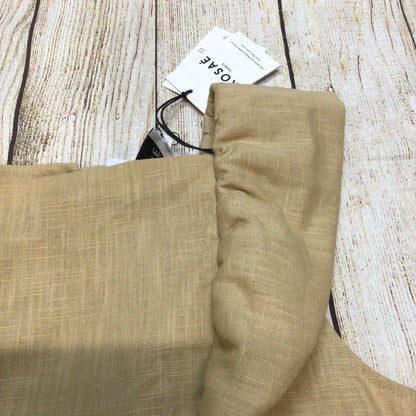 BNWT Rosaé Paris Biscuit Beige 100% Linen Sleeveless Top Size 36 (on label)