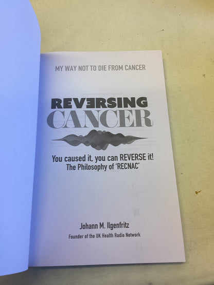 Reversing Cancer Johann Ligenfritz