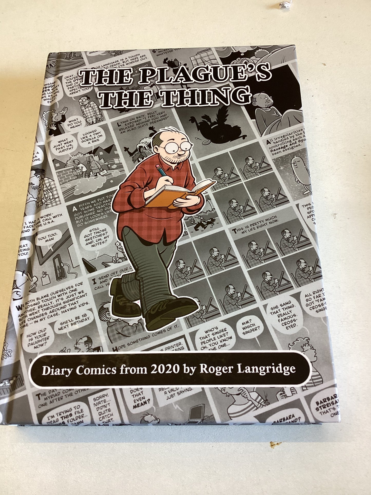 The Plague's The Thing Roger Langridge Diary Comics From 2020 Signed