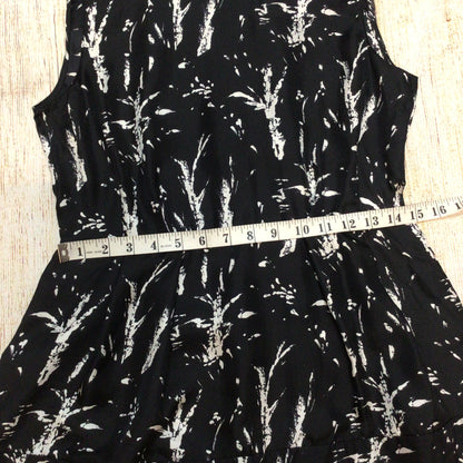 BNWT Marni Black & White Abstract Print 100% Silk Top Size 40 (on label)