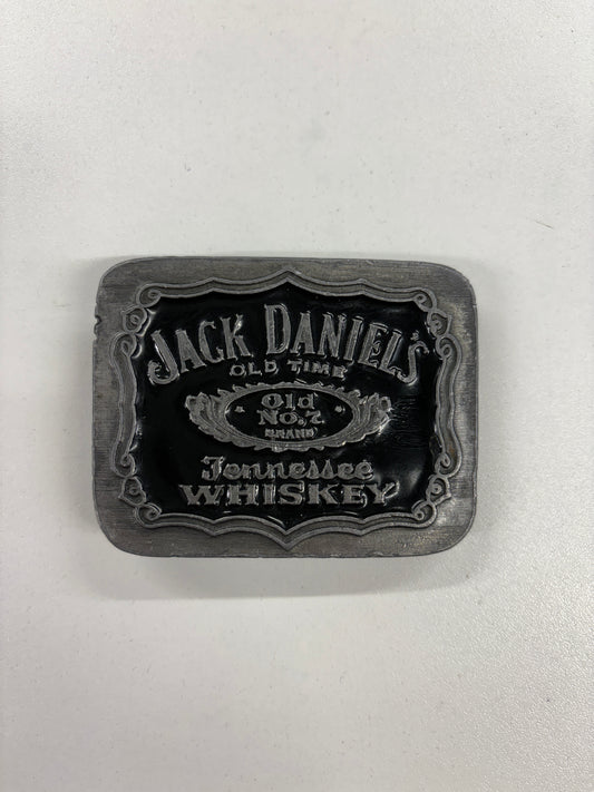 Arroyo Grande Buckle Co. Jack Daniels Vintage Metal and Enamel Belt Buckle 1993