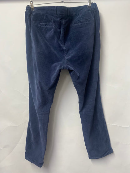 Mr Marvis Blue Corduroy Trousers W40 L30