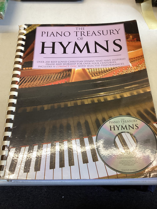 The Piano Treasury of Hymns Over 200 Best-Loved Christian Hymns Includes CD