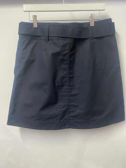 Arket Navy Blue Utilitarian Mini Skirt 12