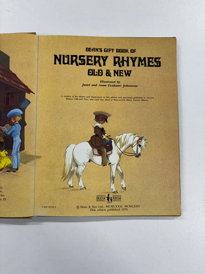 Nursery Rhymes Old & New, Janet & Anne Grahame Johnstone, Dean & Son Ltd, 1978