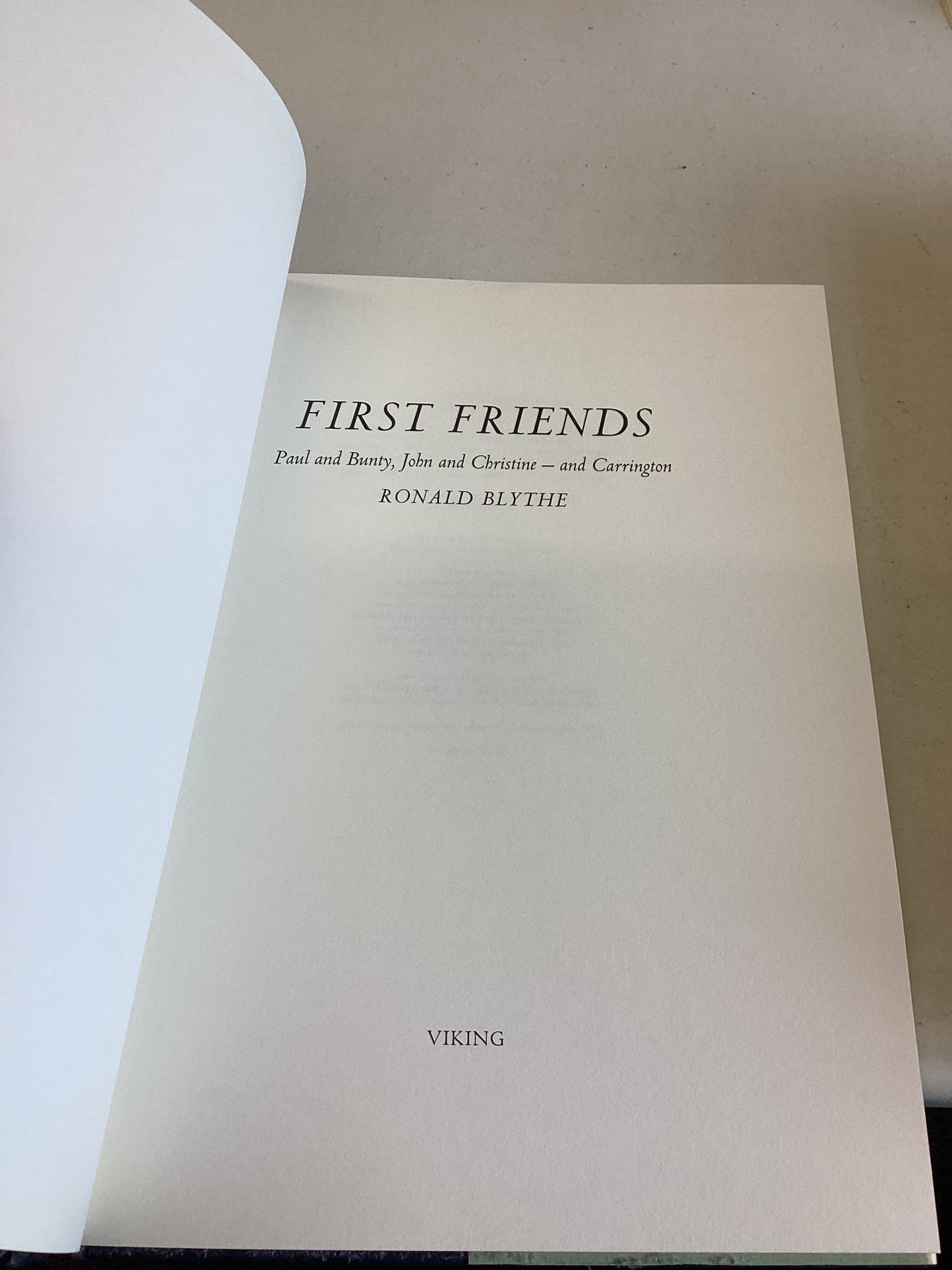 First Friends Ronald Blythe