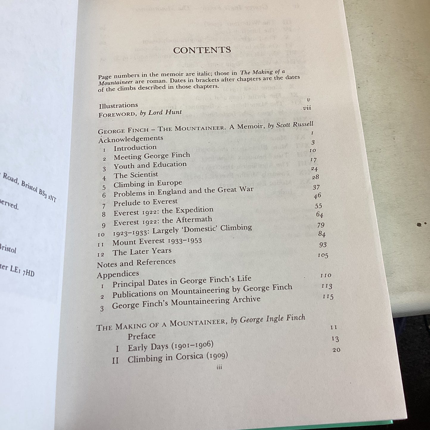 The Making of A Mountaineer George Ingle Finch