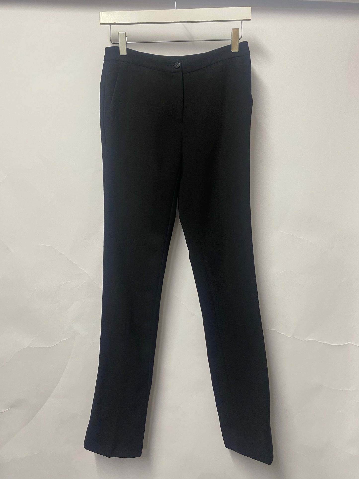 Emporio Armani Vintage Black Tapered Trousers XS