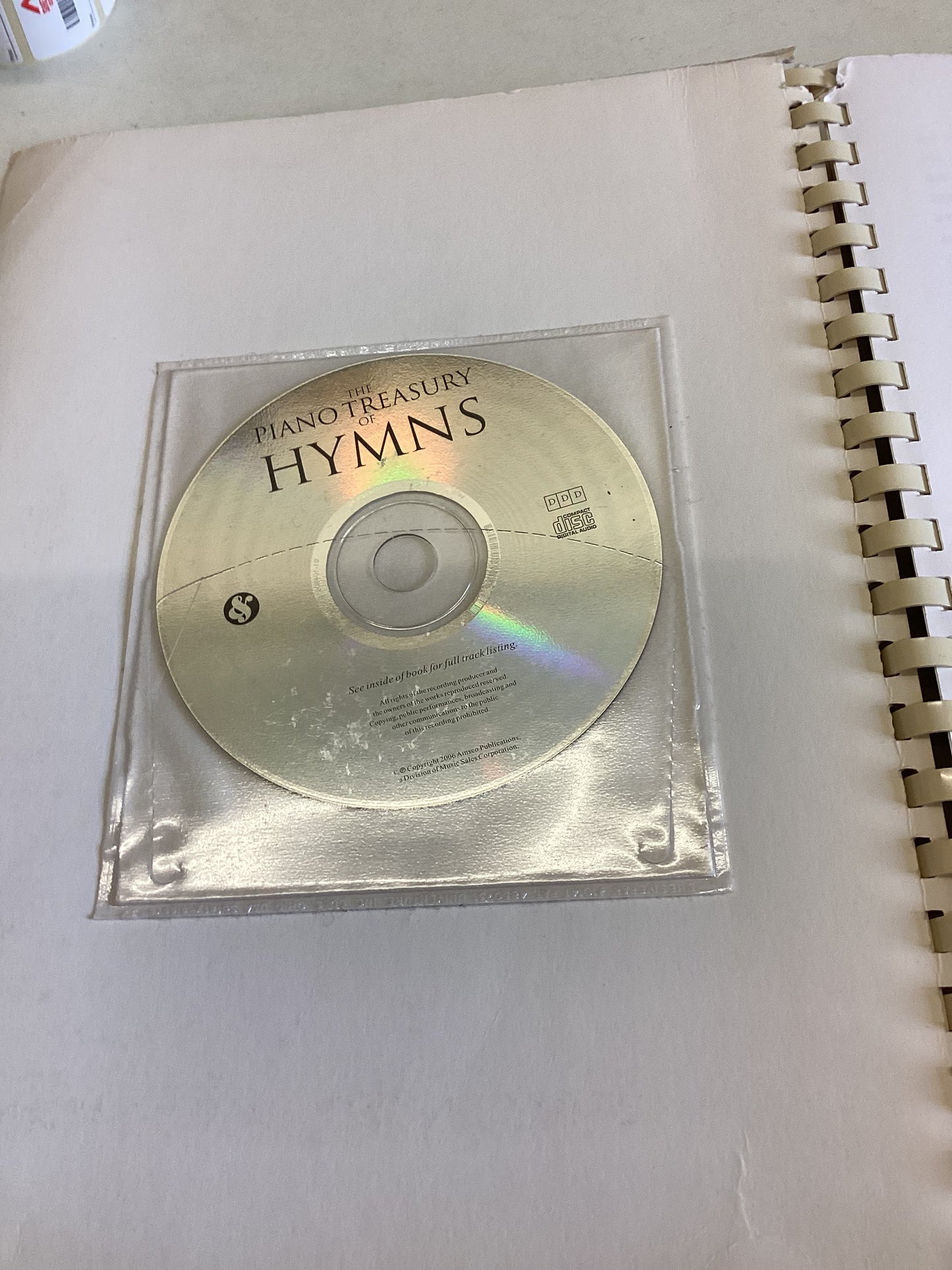 The Piano Treasury of Hymns Over 200 Best-Loved Christian Hymns Includes CD