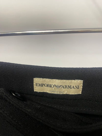 Emporio Armani Vintage Black Tapered Trousers XS