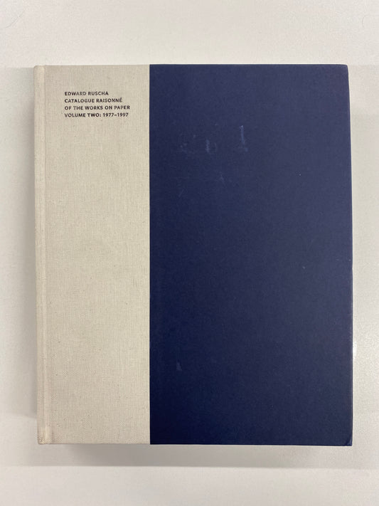 Ruscha Works On Paper Vol 2 1977-1997, First Edition, Lisa Turvey, Gagosian / Yale, 2008