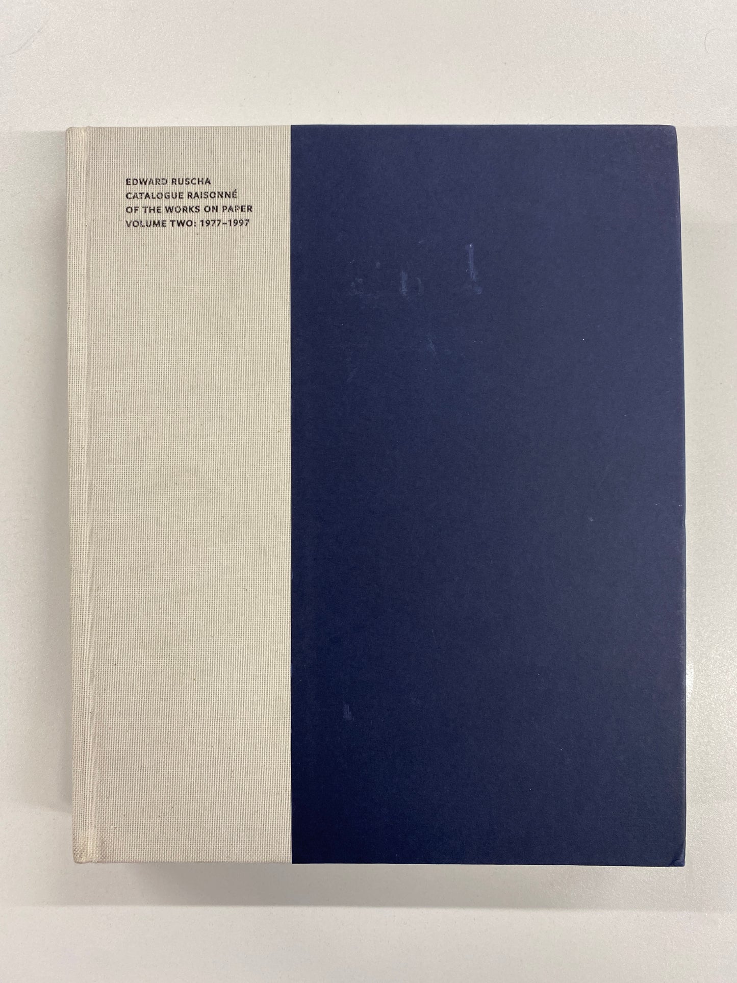 Ruscha Works On Paper Vol 2 1977-1997, First Edition, Lisa Turvey, Gagosian / Yale, 2008