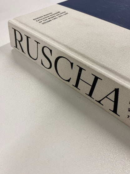 Ruscha Works On Paper Vol 2 1977-1997, First Edition, Lisa Turvey, Gagosian / Yale, 2008