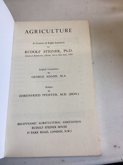 Agriculture Rudolf Steiner