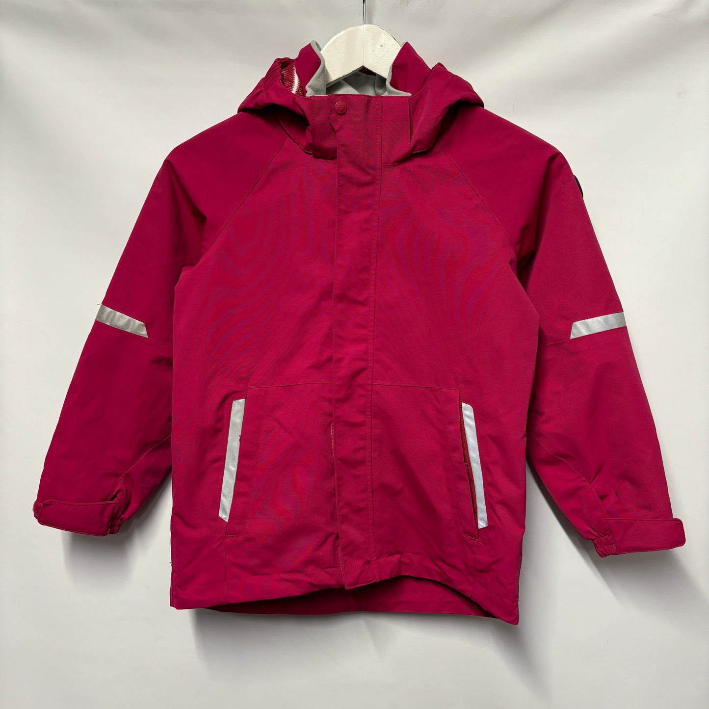 Polarn O.Pyret Pink Waterproof Jacket 7-8 Yrs