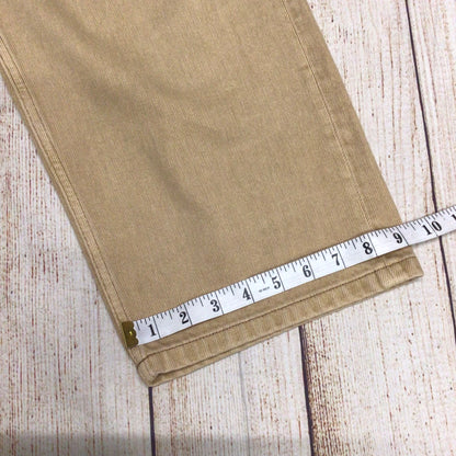 Arket Beige Sand Cotton & Lyocell Wide Leg Jeans Size 31/32