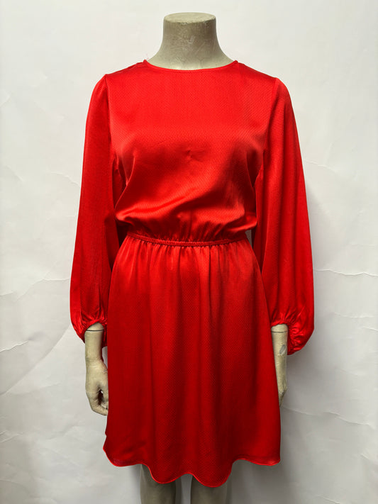 Twist & Tango Strawberry Red Mini Dress  34