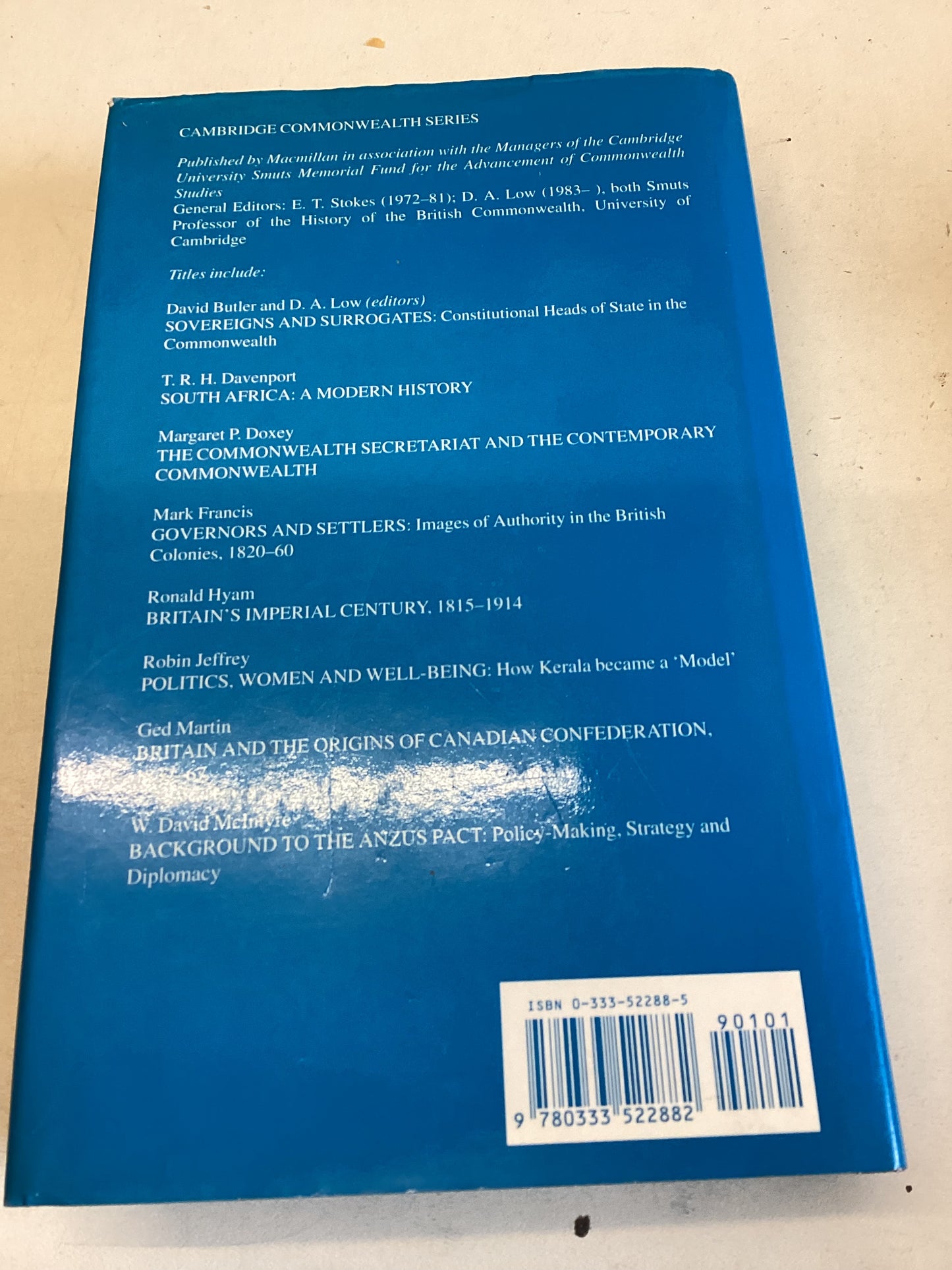 Britain and The Origins of Canadian Confederation 1837 - 67 Ged Martin