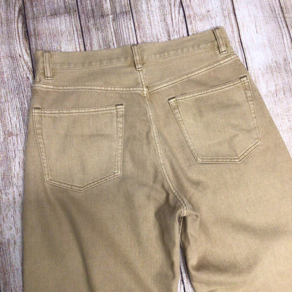 Arket Beige Sand Cotton & Lyocell Wide Leg Jeans Size 31/32