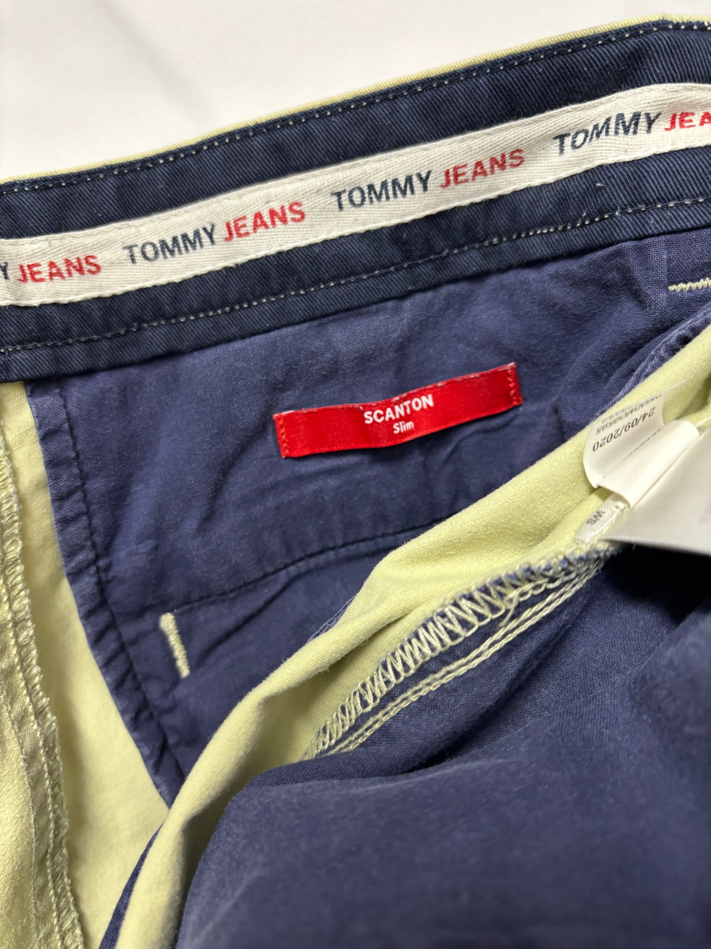 Tommy Jeans Beige Cotton Scanton Slim Chino 33x36