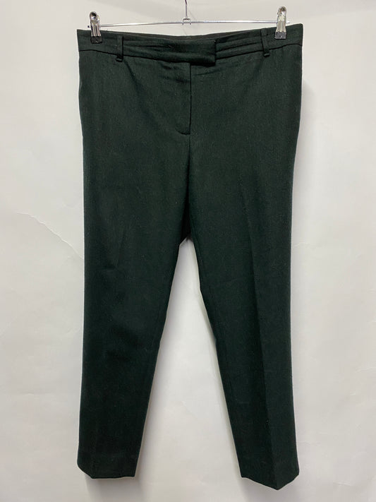 Cos Green Wool Straight Trousers 40