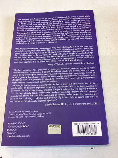 The Anorexic  Mind The Tavistock Clinic Series Marilyn Lawrence