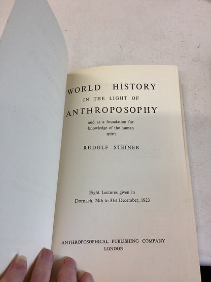World History In The Light of Anthroposophy Rudolf Steiner