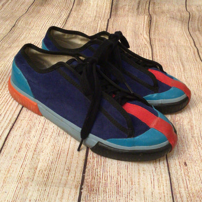 Craig Green X Grenson Blue Red Orange Suede Leather Trainers Size 41 EU