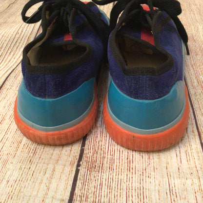 Craig Green X Grenson Blue Red Orange Suede Leather Trainers Size 41 EU