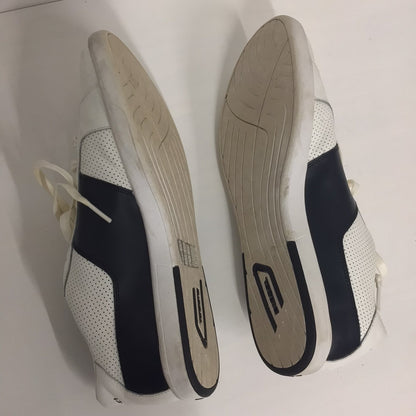 Diesel White & Black Leather Upper Trainers Size 11 UK (12 US)