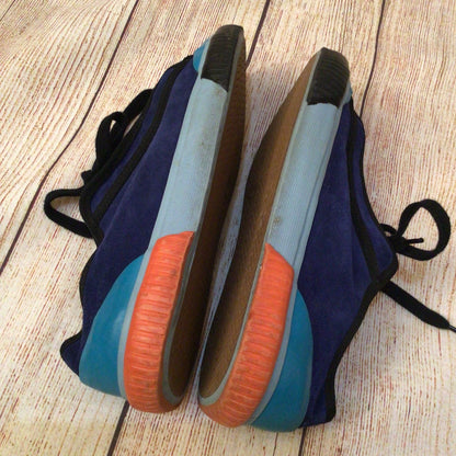Craig Green X Grenson Blue Red Orange Suede Leather Trainers Size 41 EU