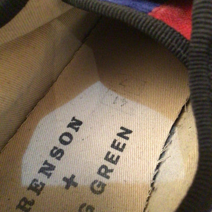 Craig Green X Grenson Blue Red Orange Suede Leather Trainers Size 41 EU