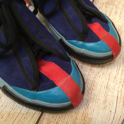 Craig Green X Grenson Blue Red Orange Suede Leather Trainers Size 41 EU