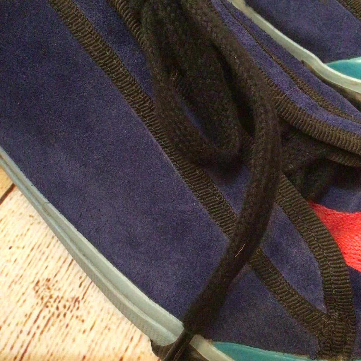 Craig Green X Grenson Blue Red Orange Suede Leather Trainers Size 41 EU