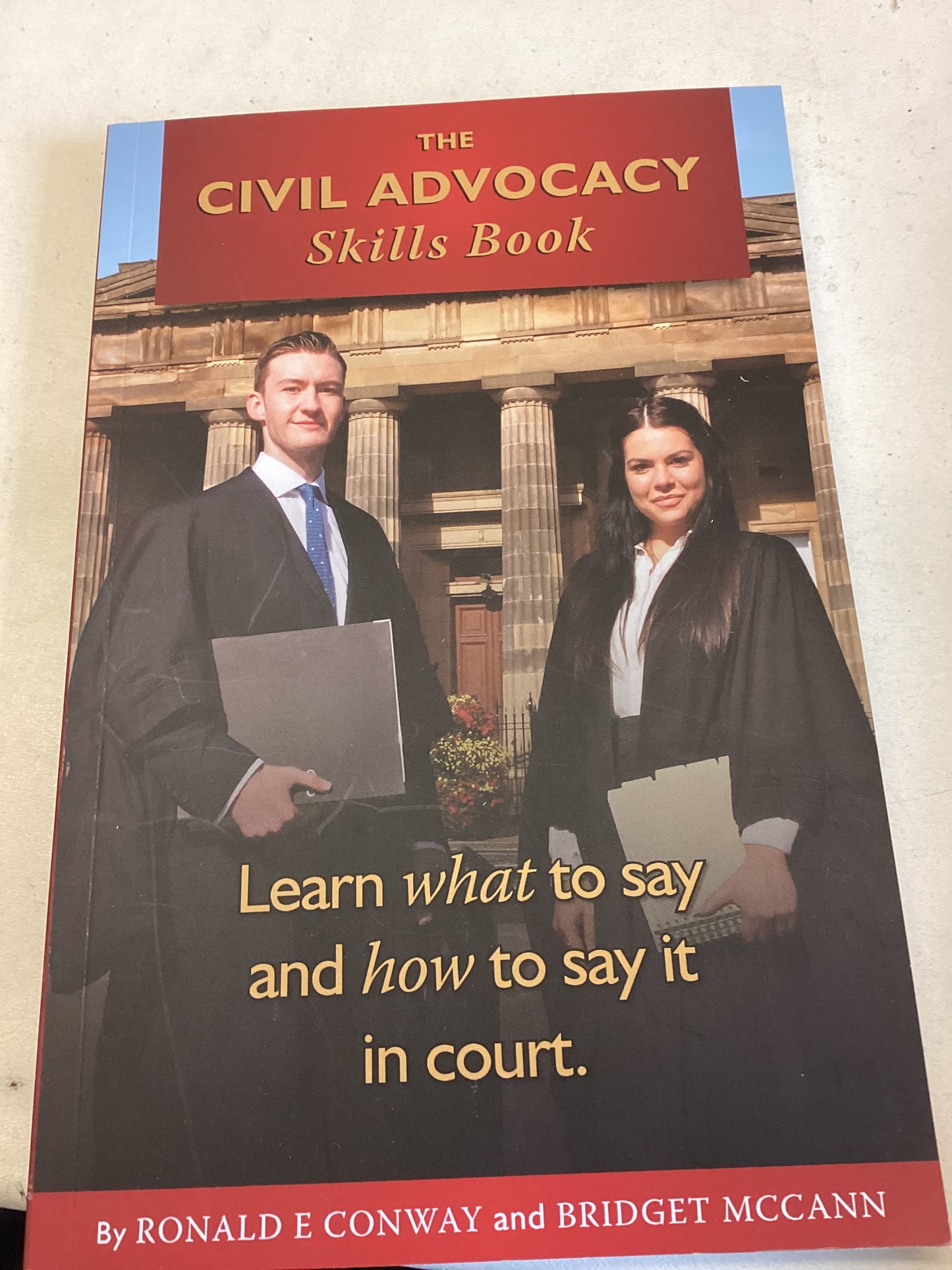 The Civil Advocacy Skills Book Learn What To Say and How To Say It In Court Ronald Conwy  Bridget Mccann
