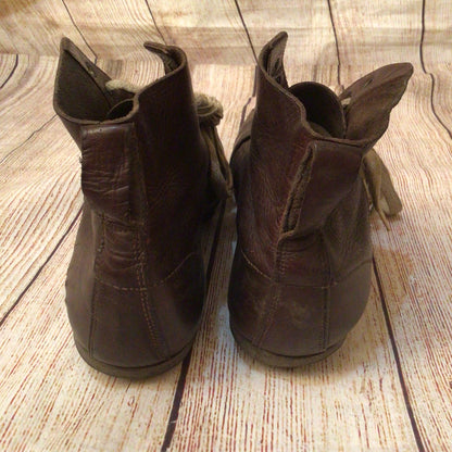 Vintage 1940s Barbarian Brown Leather Football Boots w/Spare Laces