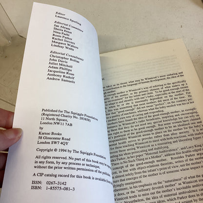 Winnicott Studies The Journal of Squiggle Foundation Number 9 Spring 1994