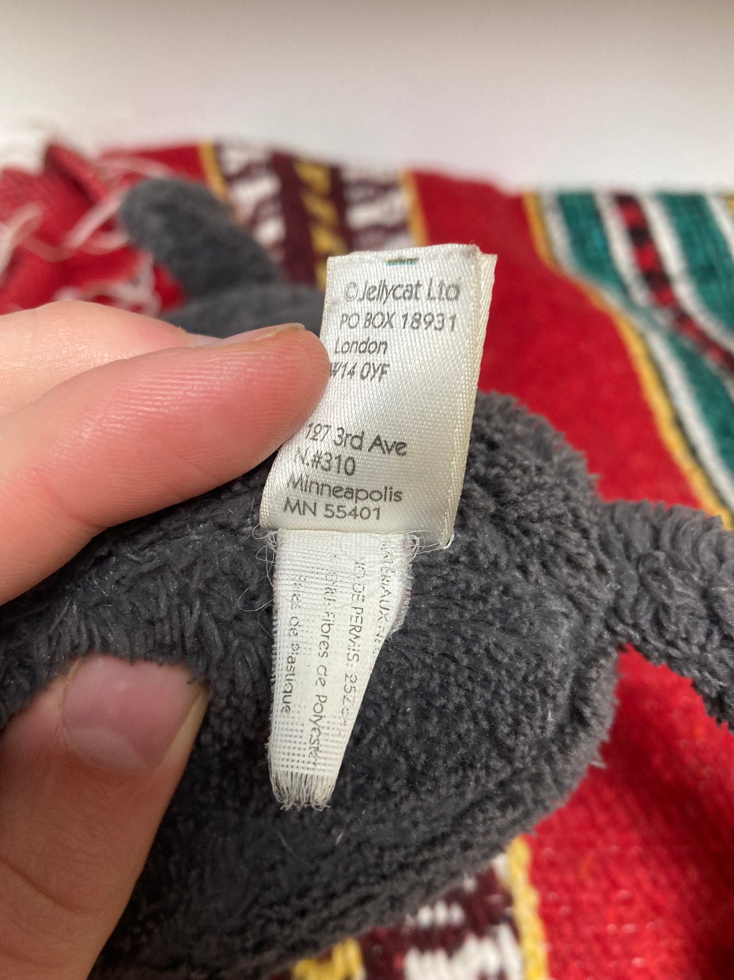 Jellycat Dark Grey Rodney Rat