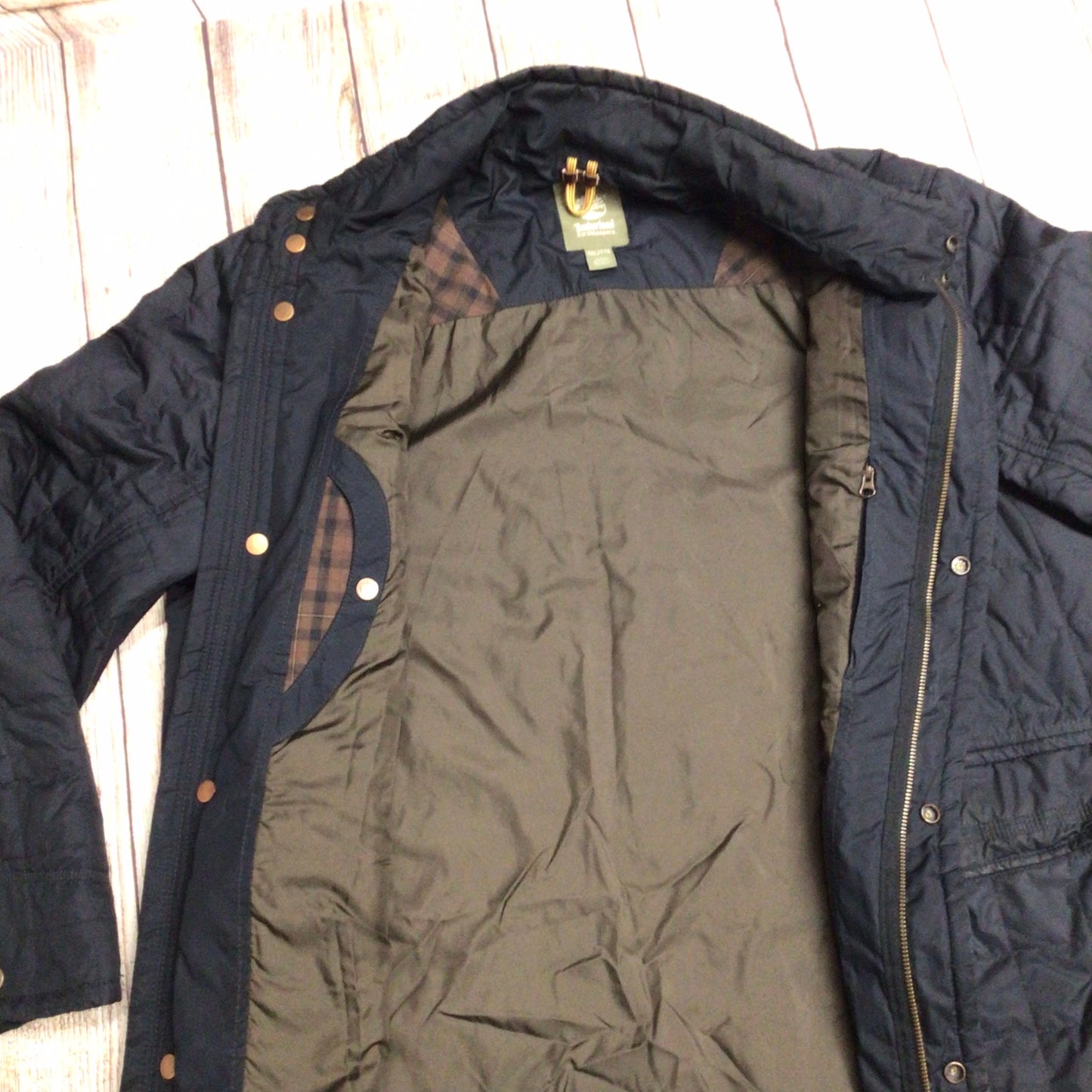 Timberland Earthkeepers Navy Blue Padded Jacket Size XXL