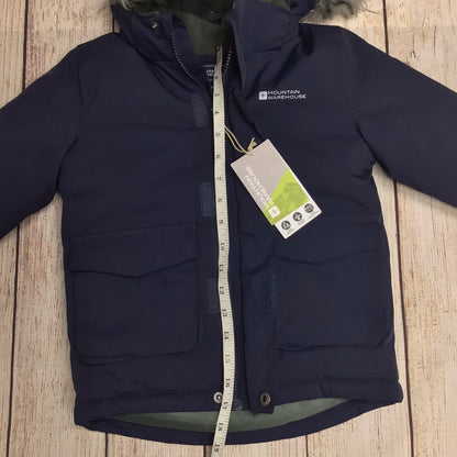 BNWT Mountain Warehouse Indigo Blue Water Resistant Jacket Size 3-4 years