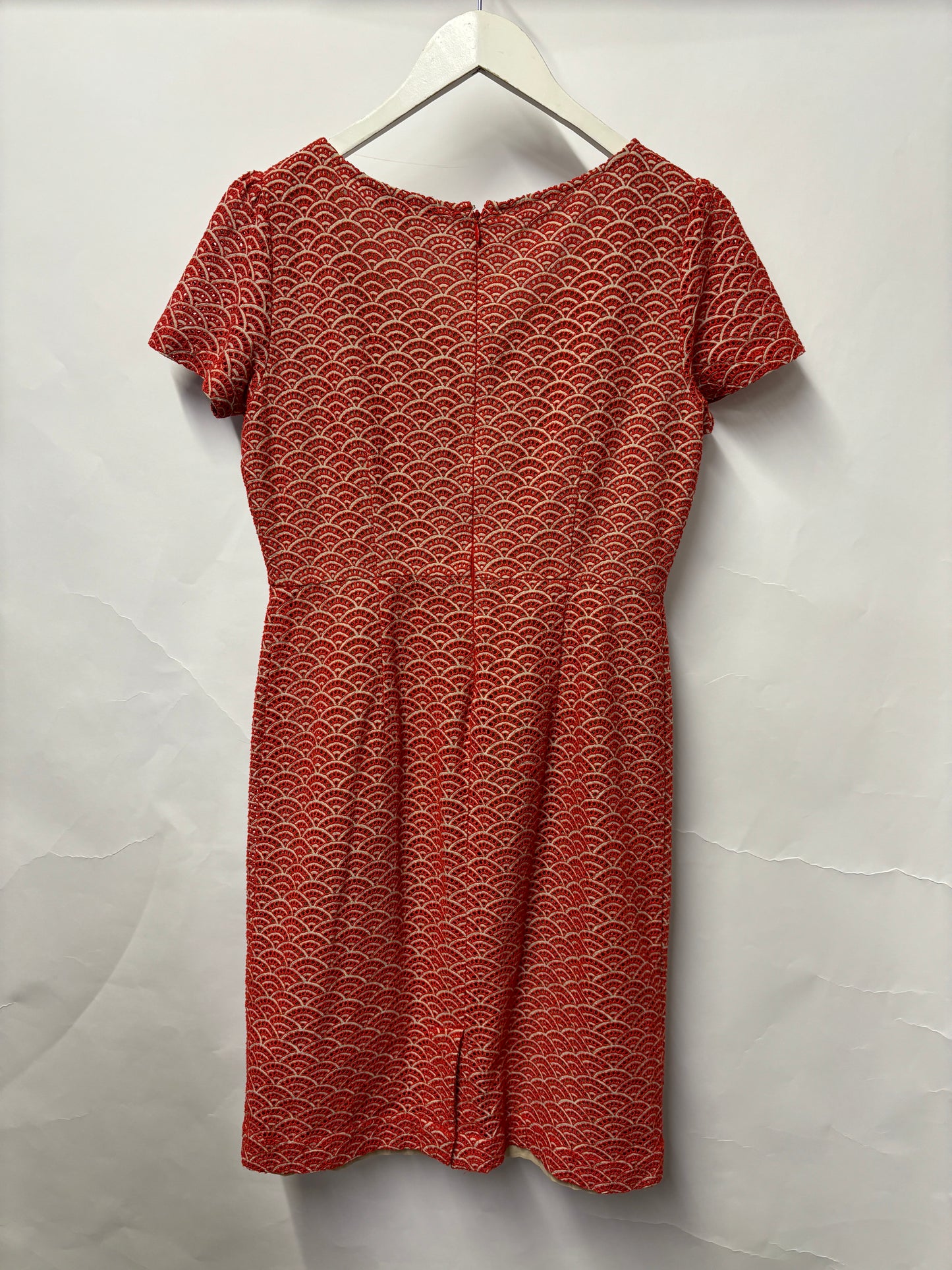 Somerset by Alice Temperley Red Lace A-line Occasion Dress 12