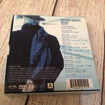 Barenboim: Mozart Piano Concertos 9xCDs, DVD Box Set, 825646191925