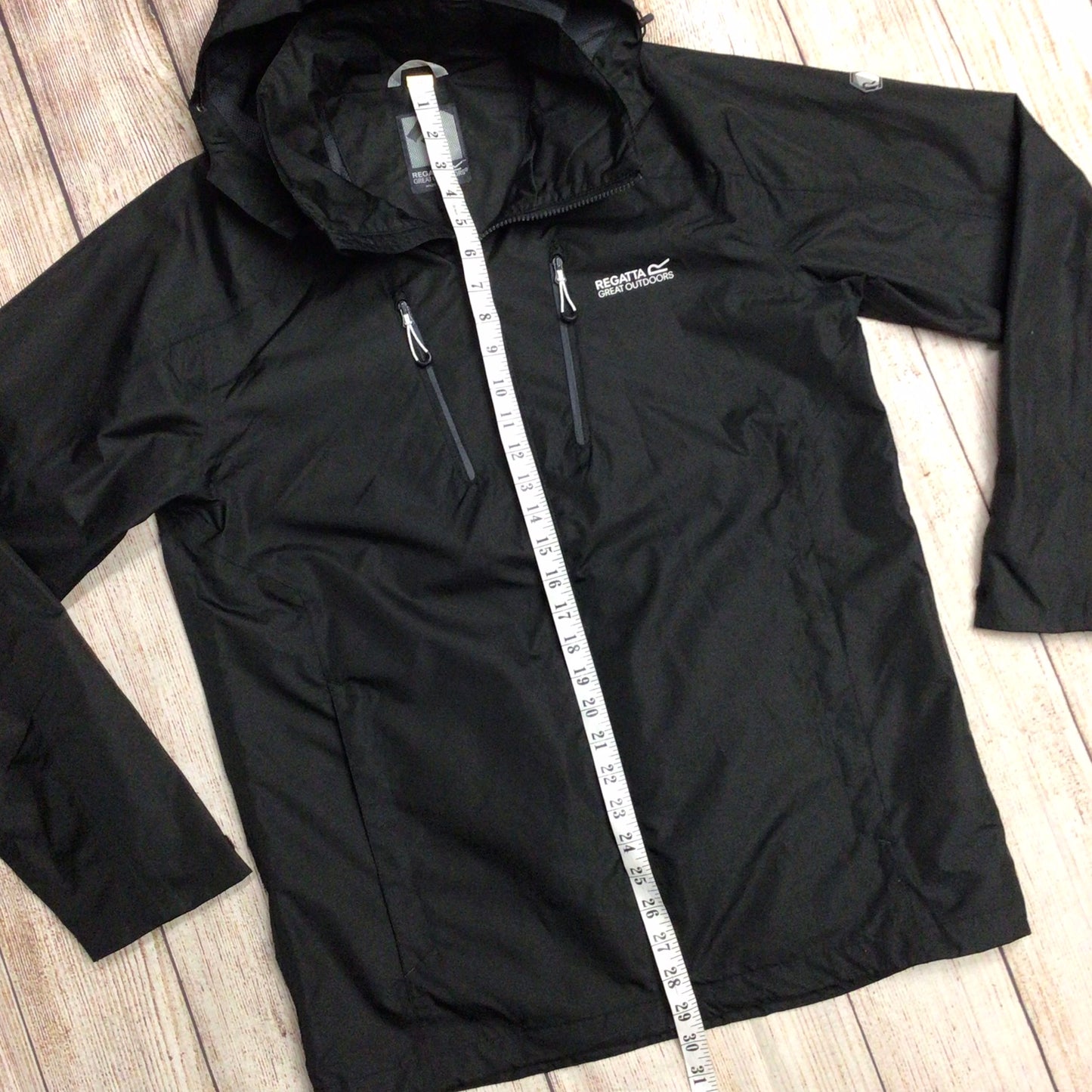 Regatta Black Lightweight Waterproof Jacket Size M