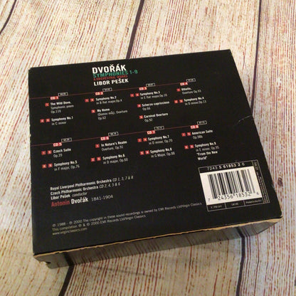 Dvořák - Symphonies 1-9 & Orchestral Works, 8xCDs Box Set, 724356185326